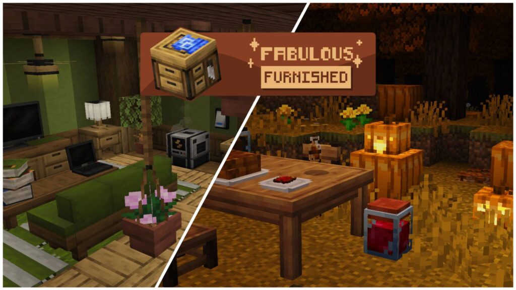 Best Furniture Addons for Minecraft PE 1.21 - Fabulous Furniture Addon