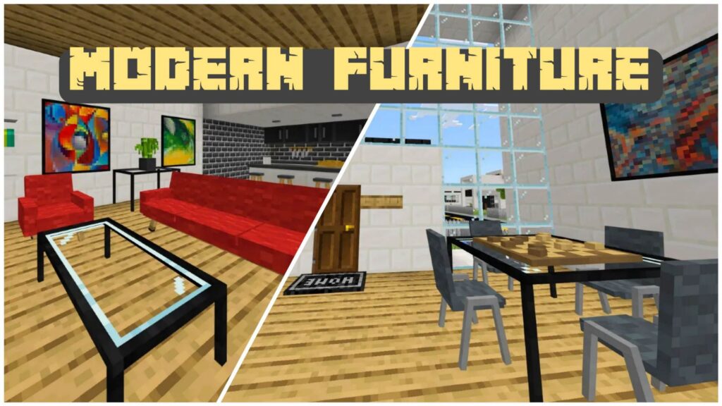 Best Furniture Addons for Minecraft PE 1.21