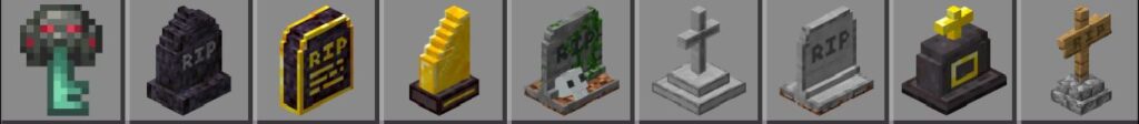Gravestone addon items