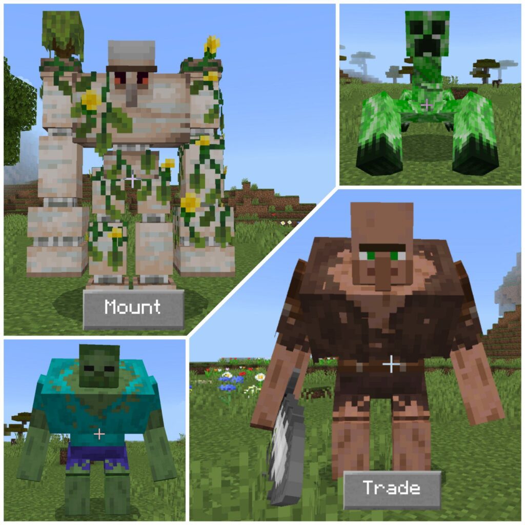 Mutant creatures bedrock edition addon