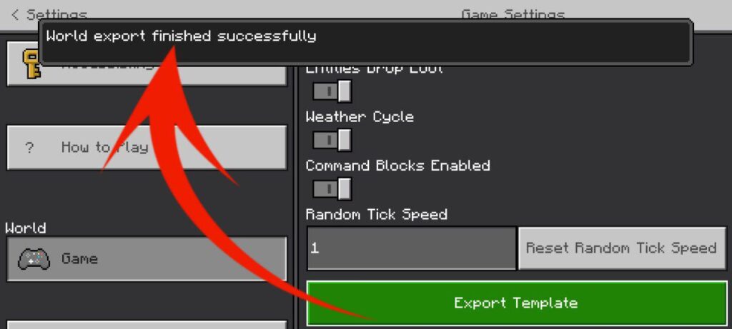 How to Export World in Minecraft Bedrock 1.21
