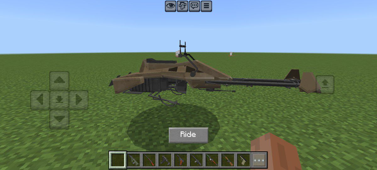 Speeder - Blessed Guns Addon MCPE 