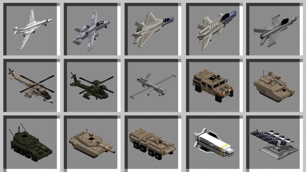 Bean's armed forces v3 addon - mcpedude1