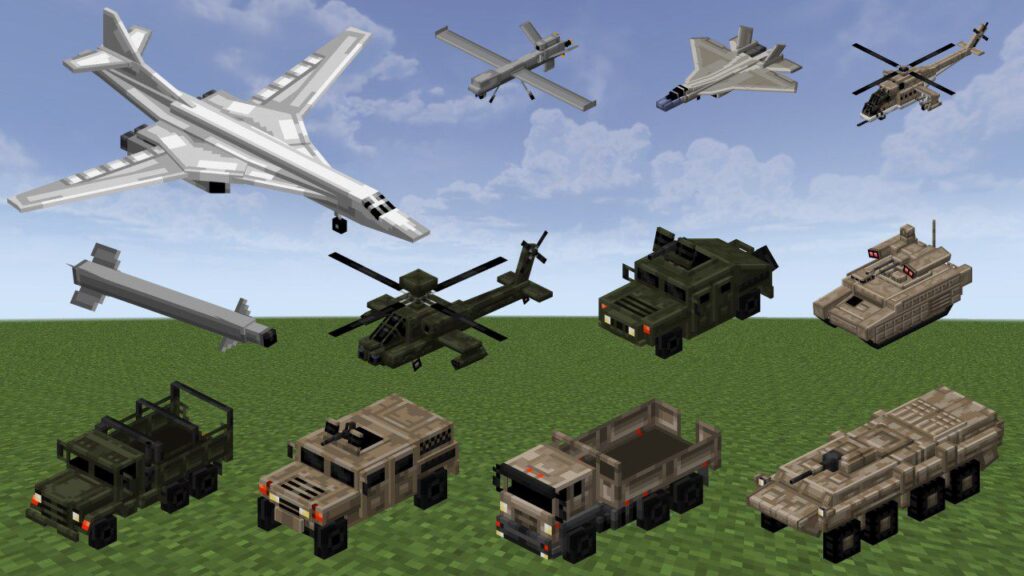 Bean's armed forces v3 addon -mcpedude1