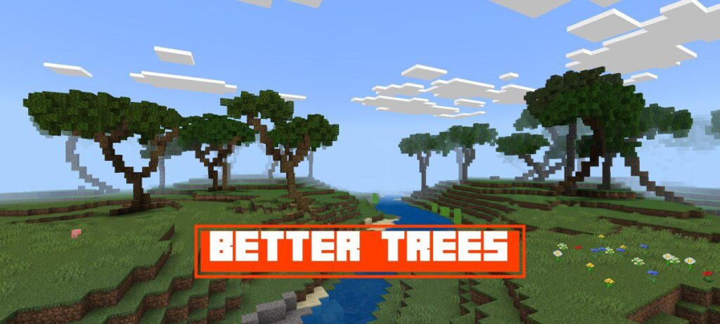 Better trees addon mcpe