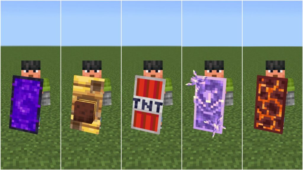 More Vanilla Shields Addon MCPE 