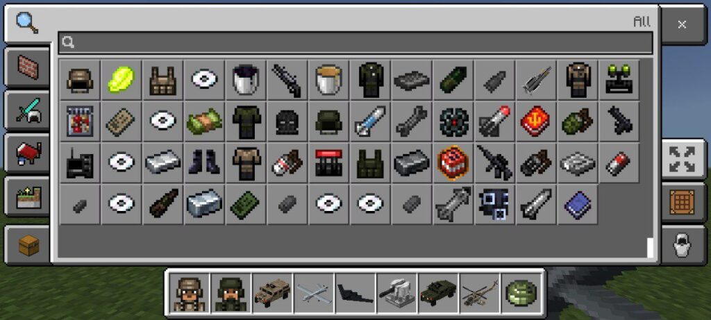 Bean's armed forces v3 addon - mcpedude7