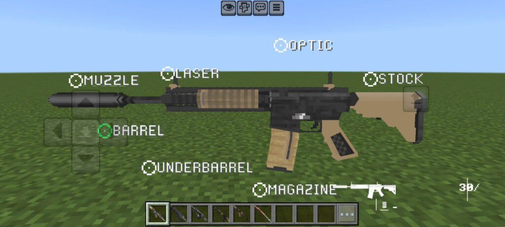 Shadow Company Addon MCPE - gun attachments