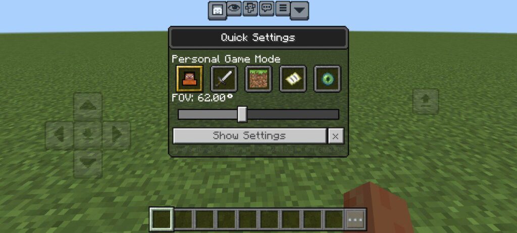 Ty-el settings overlay pack - Minecraft bedrock UI packs - screenshot 2