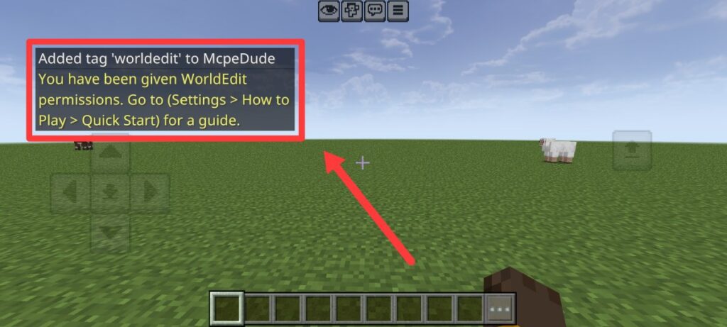 WorldEdit Bedrock Edition - permission tag