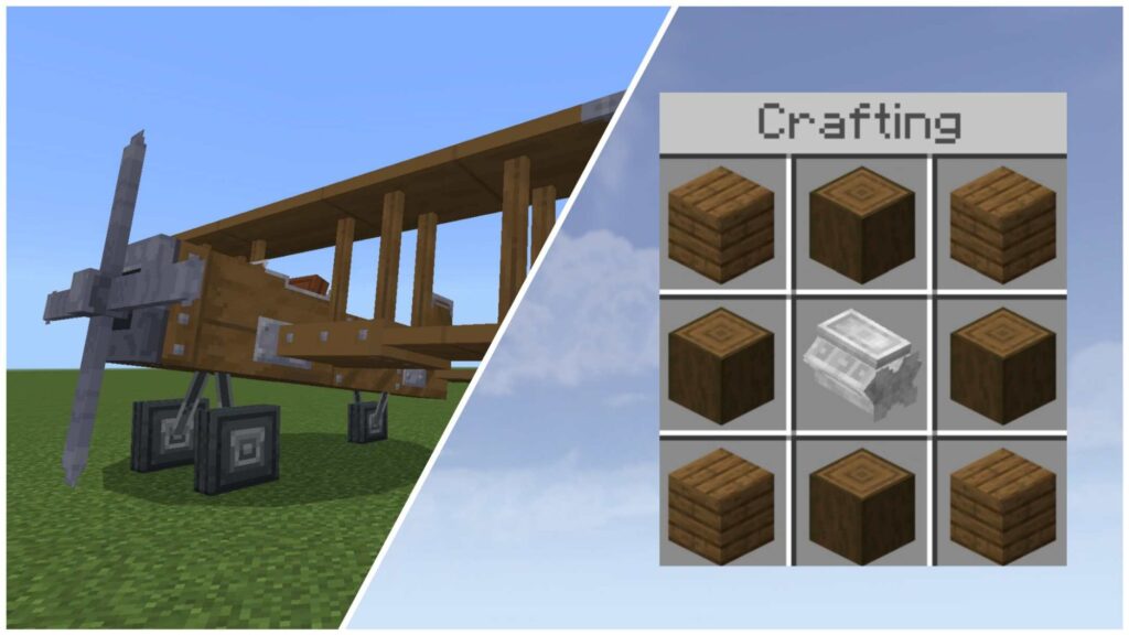 Spruce Plane crafting recipe