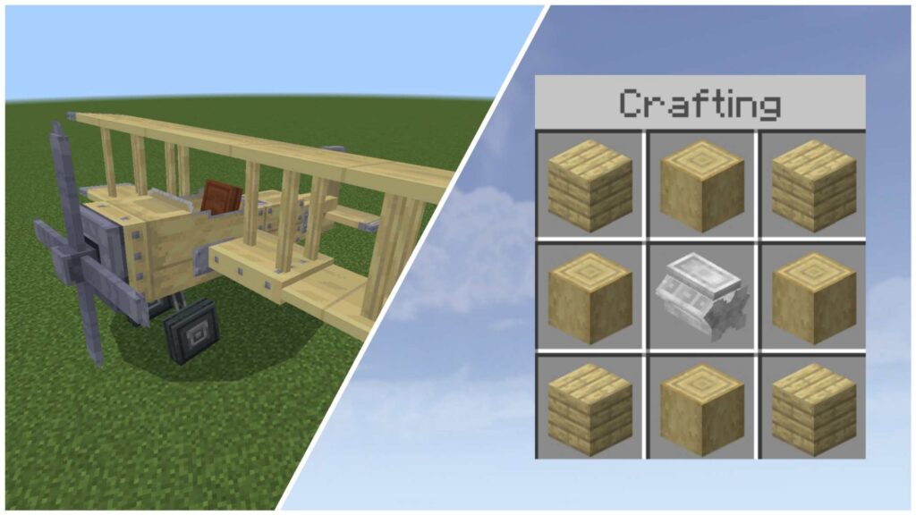 Birch Plane crafting recipe