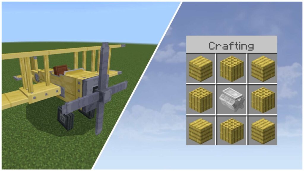 Bamboo Plane crafting recipe