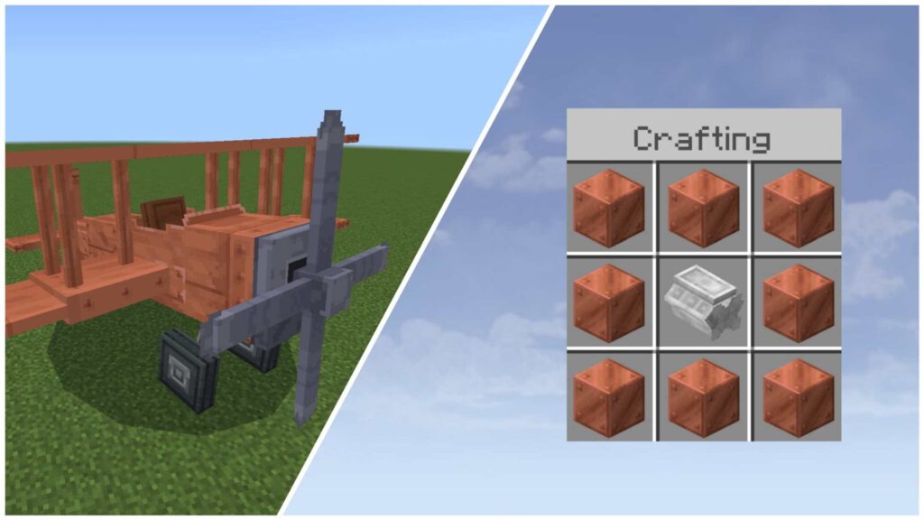 Copper Plane crafting recipe