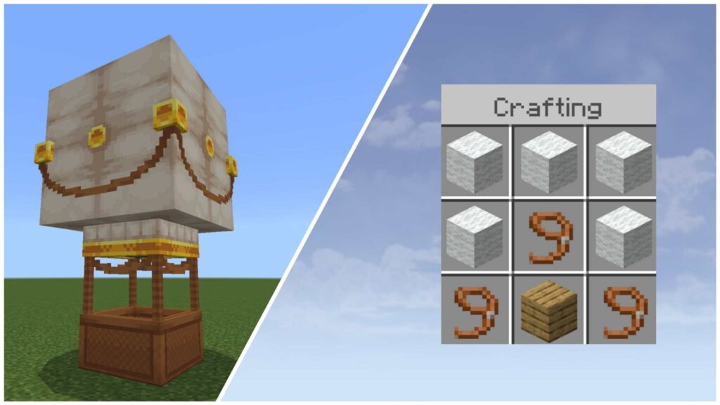 Hot Air Balloon crafting recipe