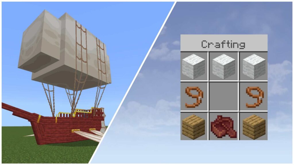 Airship crafting recipe 