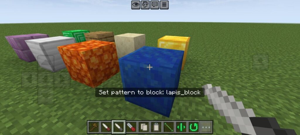 WorldEdit Bedrock Edition pattern picker