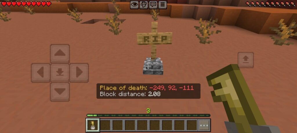 Gravestone Addon MCPE - Never Lose Your Items