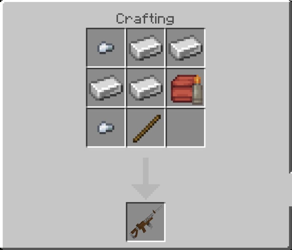 Arsenal Addon M4A1 crafting recipe