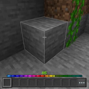 FoxyFall Client for Minecraft Bedrock (White Outline)