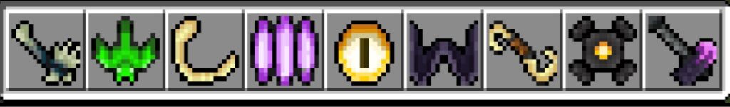 Kaiju weapons in Minecraft Bedrock 