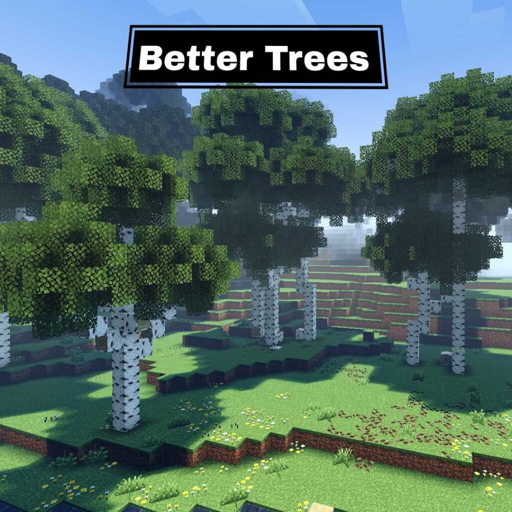Birch tree shape in better trees addon 