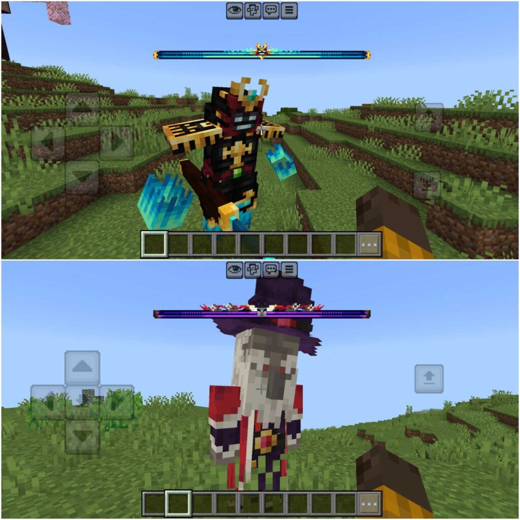 Bosses in Better On Bedrock Addon