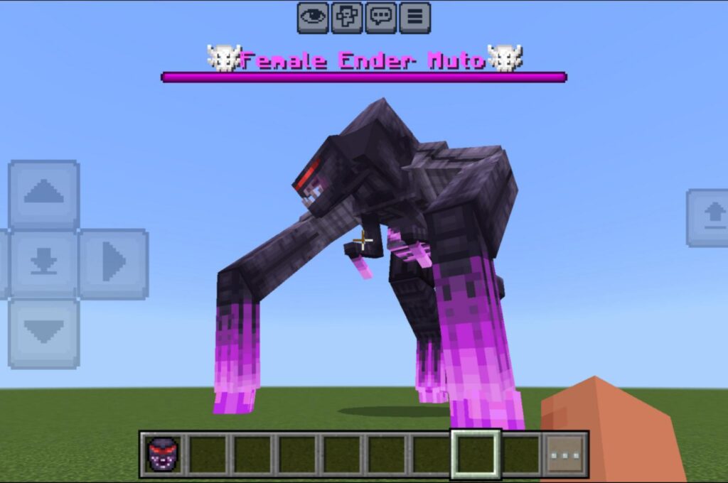Female Ender Muto in Kaiju Craft Addon MCPE