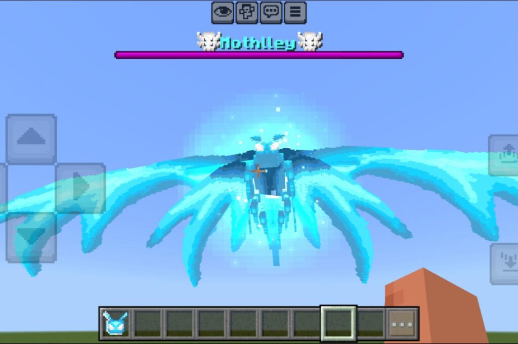 Mothlley in Kaiju Craft Addon Bedrock 
