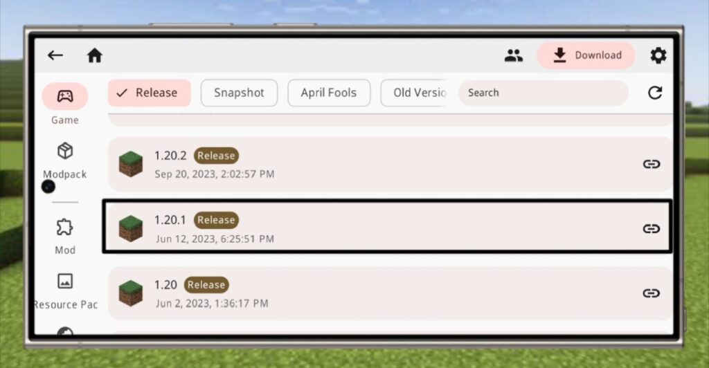 Zalith Launcher - Download Minecraft Version