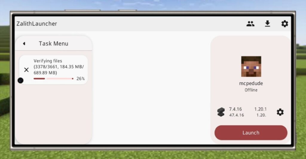 Zalith Launcher Launch Minecraft