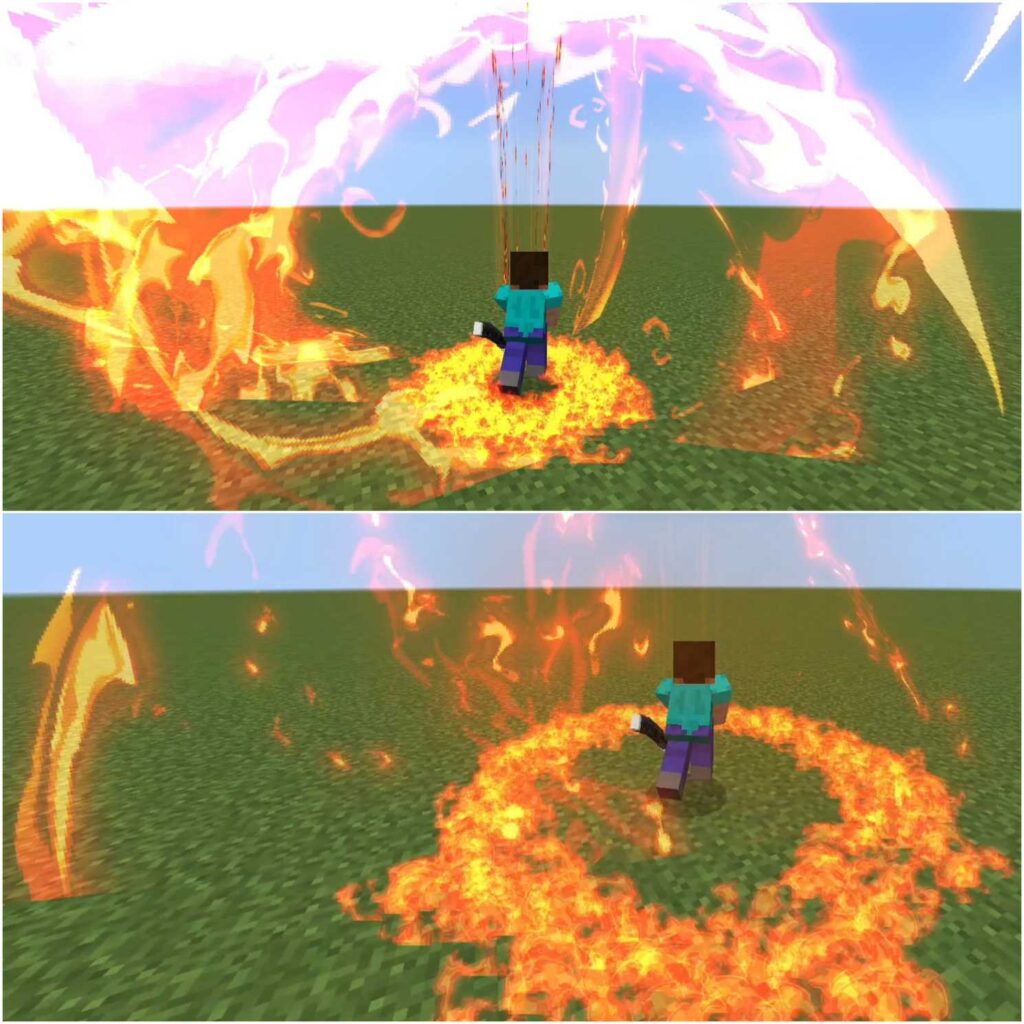 Demon Slayer addon flame breathing