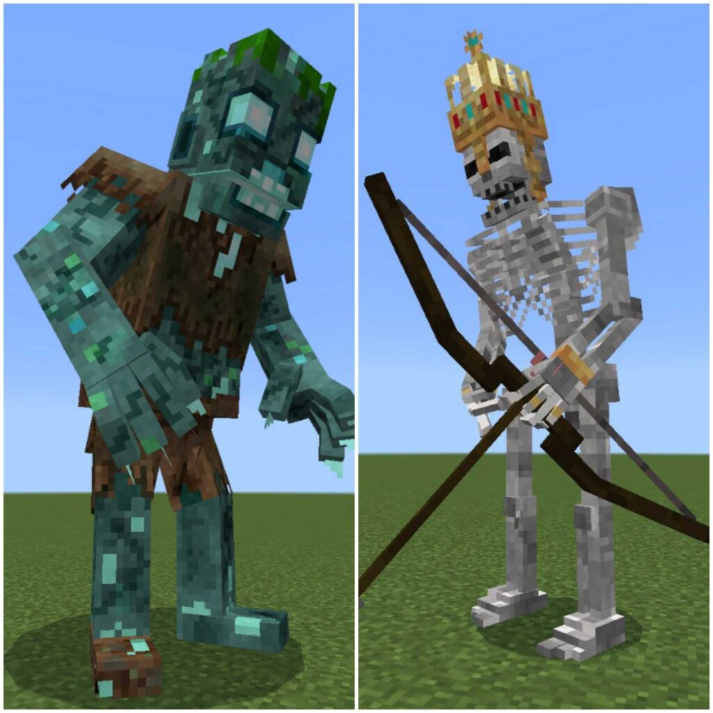 Mutant Drowned, Mutant Skeleton