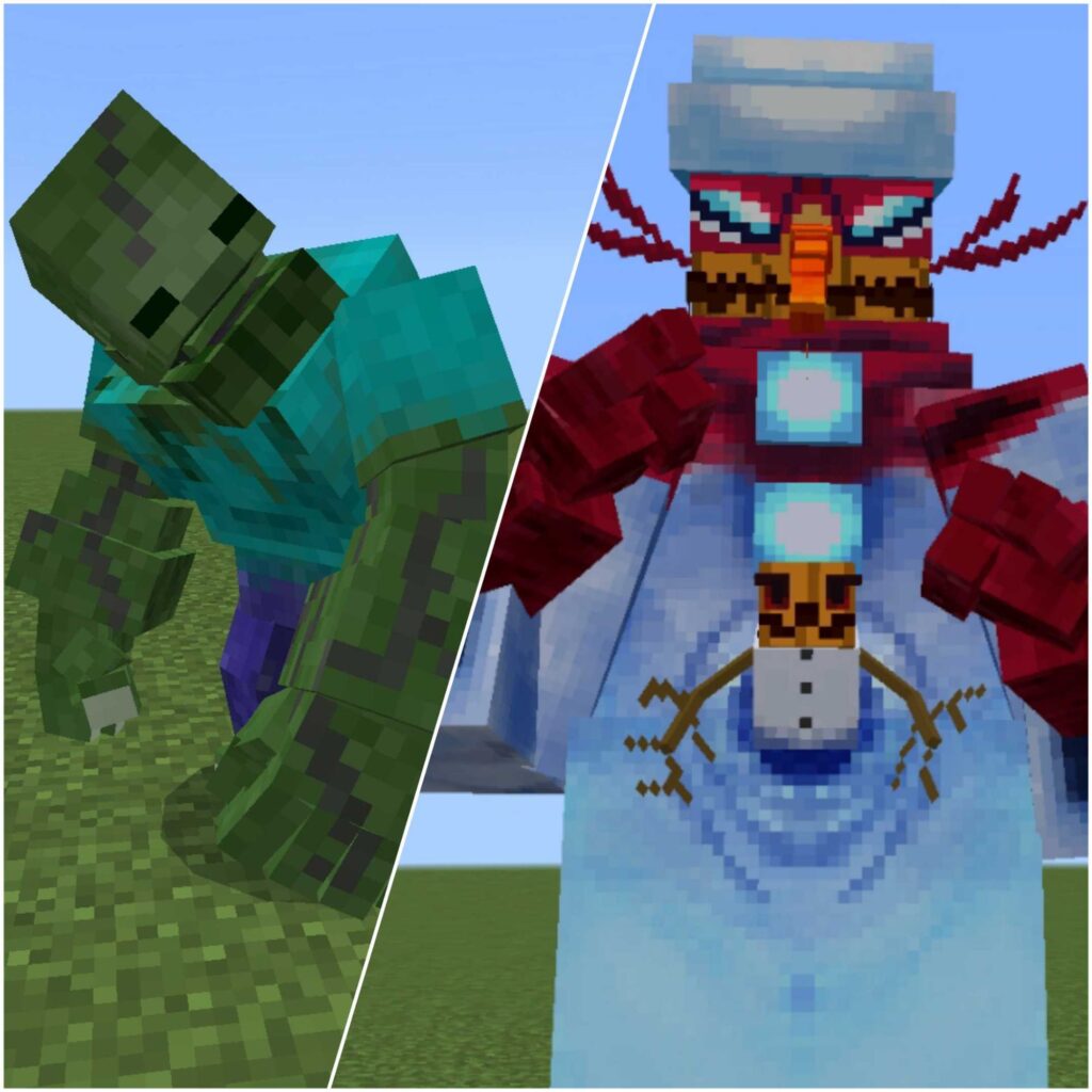 Mutant Zombie, Mutant Snow Golem