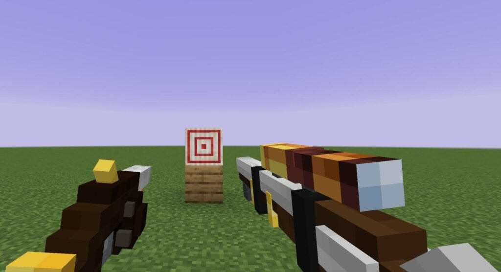 mcpe improvised guns
