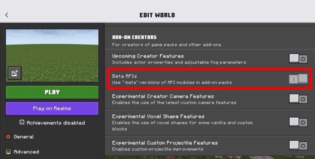 Slop Guns Addon - Enable Beta APIs