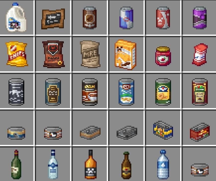 DeadZone Addon foods