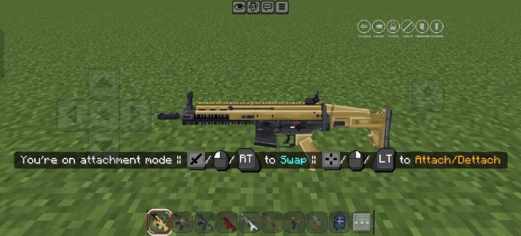 Attachments Mode Guns attachment